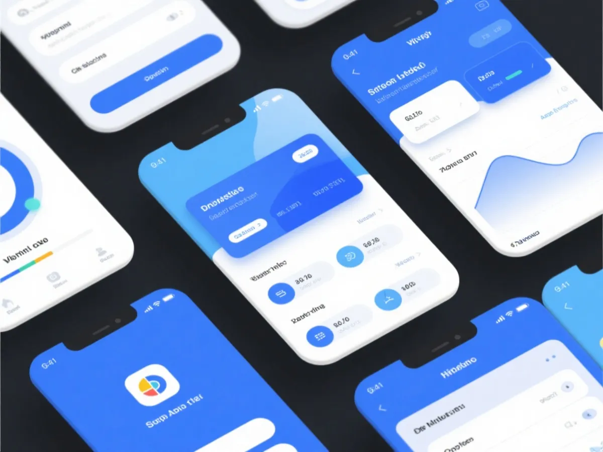 移动端APP界面示意